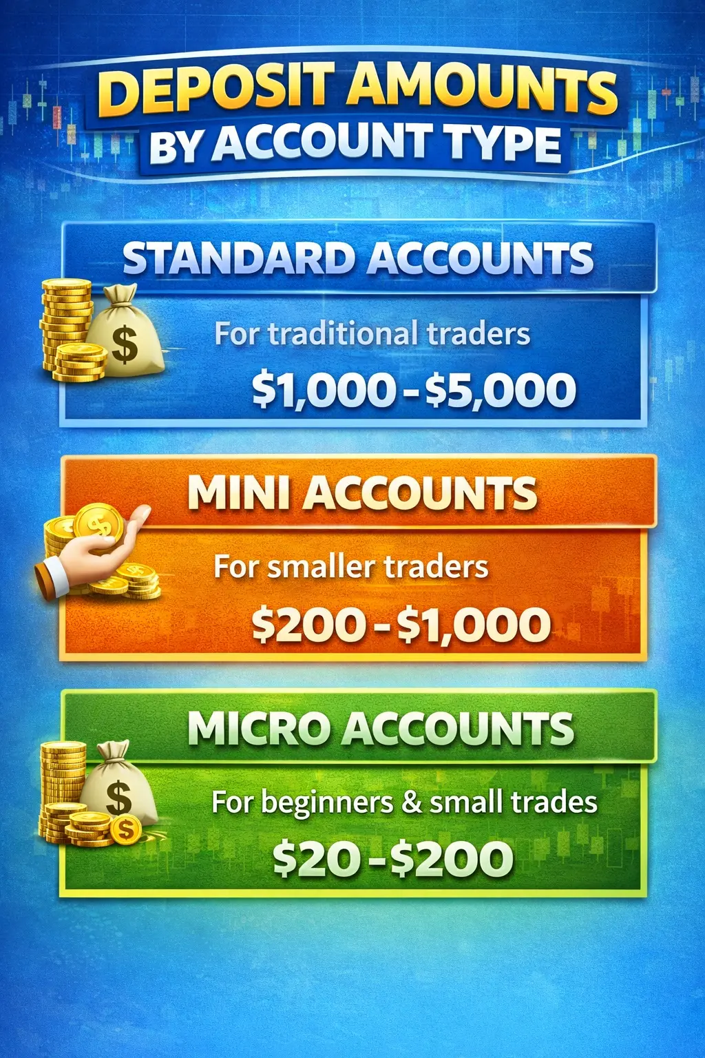 Deposit Amounts by Account Type Deposit Amounts by Account Type